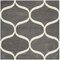 Safavieh Cambridge Small Rectangle Area Rug, Dark Grey and Ivory - 3 x 5 ft. CAM730D-3 - alternate 7
